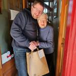 Contributed photo.
Council member Justin Paulsen with Carolyn ODay.