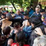 Darrell Kirk photo.
Community members come together for the Gathering of the Eagles.