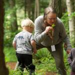 Darrell Kirk photo.
Amber Paulsen, Executive Director of the Kaleidoscope Forest School on Orcas Island, the nations first forest school. Amber is also part of ECEI.