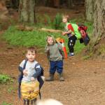 Darrell Kirk photos.
Students of Kaleidoscope Forest School on Orcas.