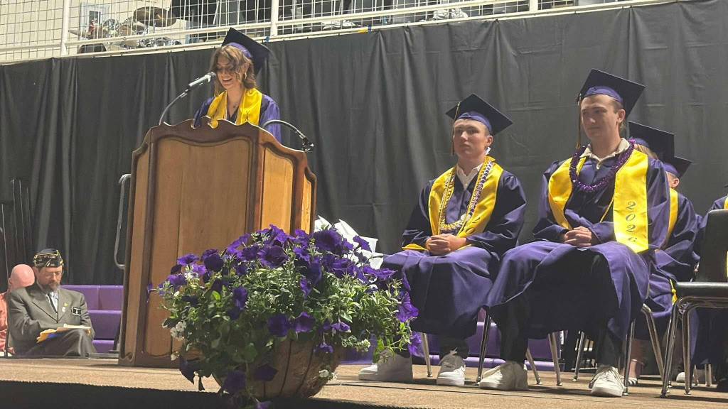 Contributed photo by Melanie Hess
Valedictorian Flora Vaught