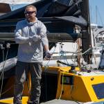 Taylor Bayly photo.
Oswald and his winning boat, Kelona.