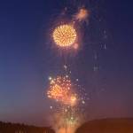 Heather Spaulding \ Staff photo
The beginning of the fireworks over Friday Harbor