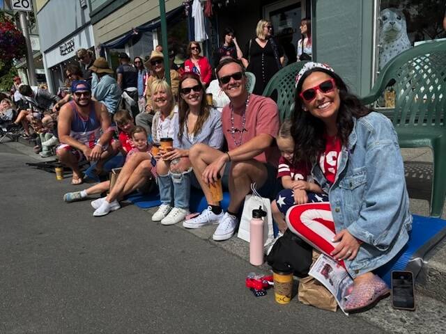 Kristina Stucki \ Staff photo
This family has come up and watched the parade in this spot for 20 years!