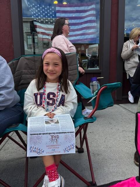 Kristina Stucki \ Staff photo
Never to young to start reading the news!