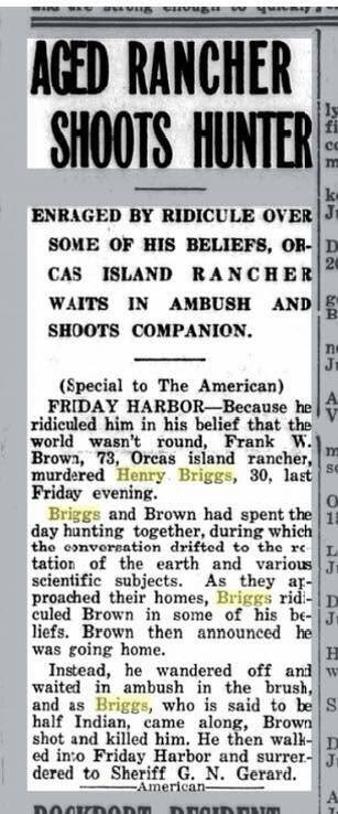 Contributed photo.
A newspaper article from The American.