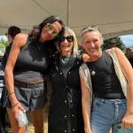 Becki Day photo.
Left to right: Boo Boo James, Melissa Wickys mom and Melissa Wicky.